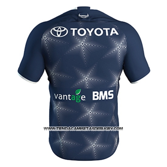 Camiseta North Queensland Cowboys 9s Rugby 2020 Azul